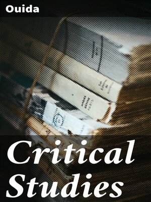 cover image of Critical Studies